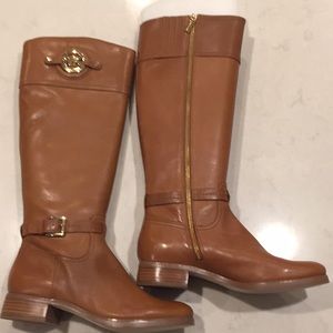 🏷️ MICHAEL KORS Stockard Boot - Leather - Size 7 - NWT